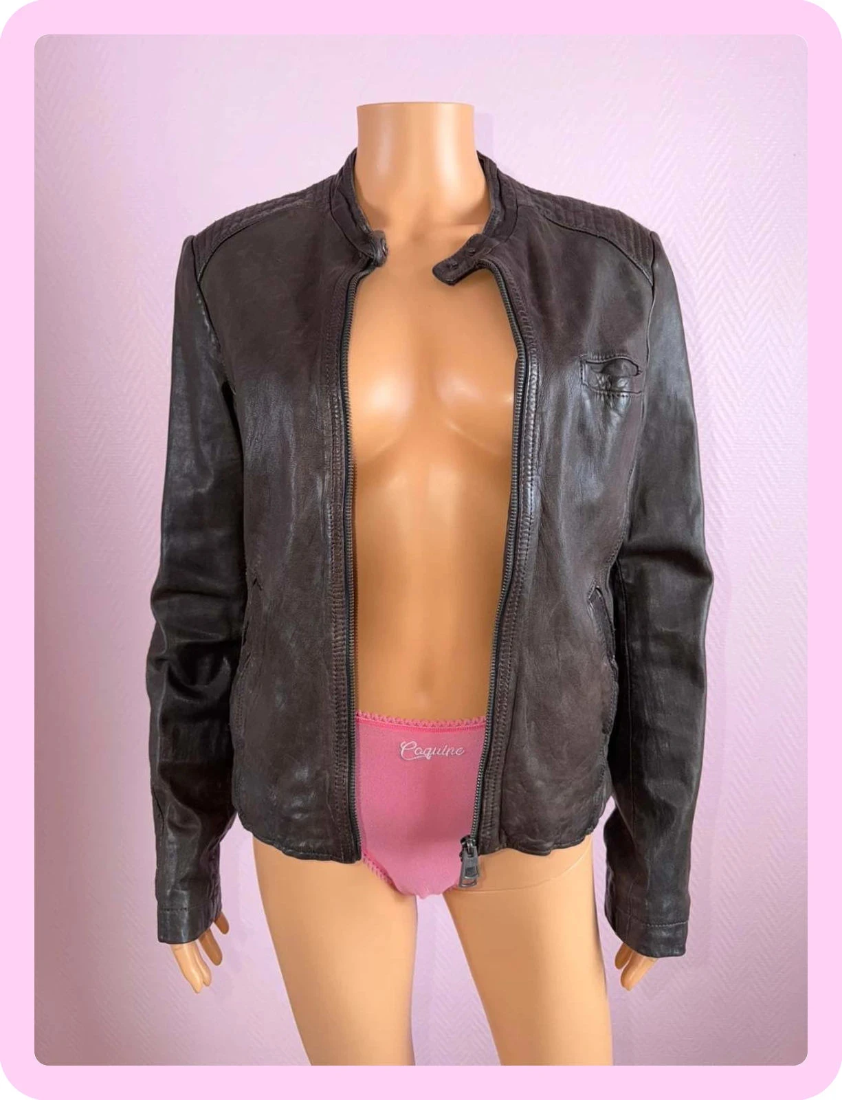 Chaqueta mujer Marc o polo talla 40 limpia con forro de cuero – photo 4